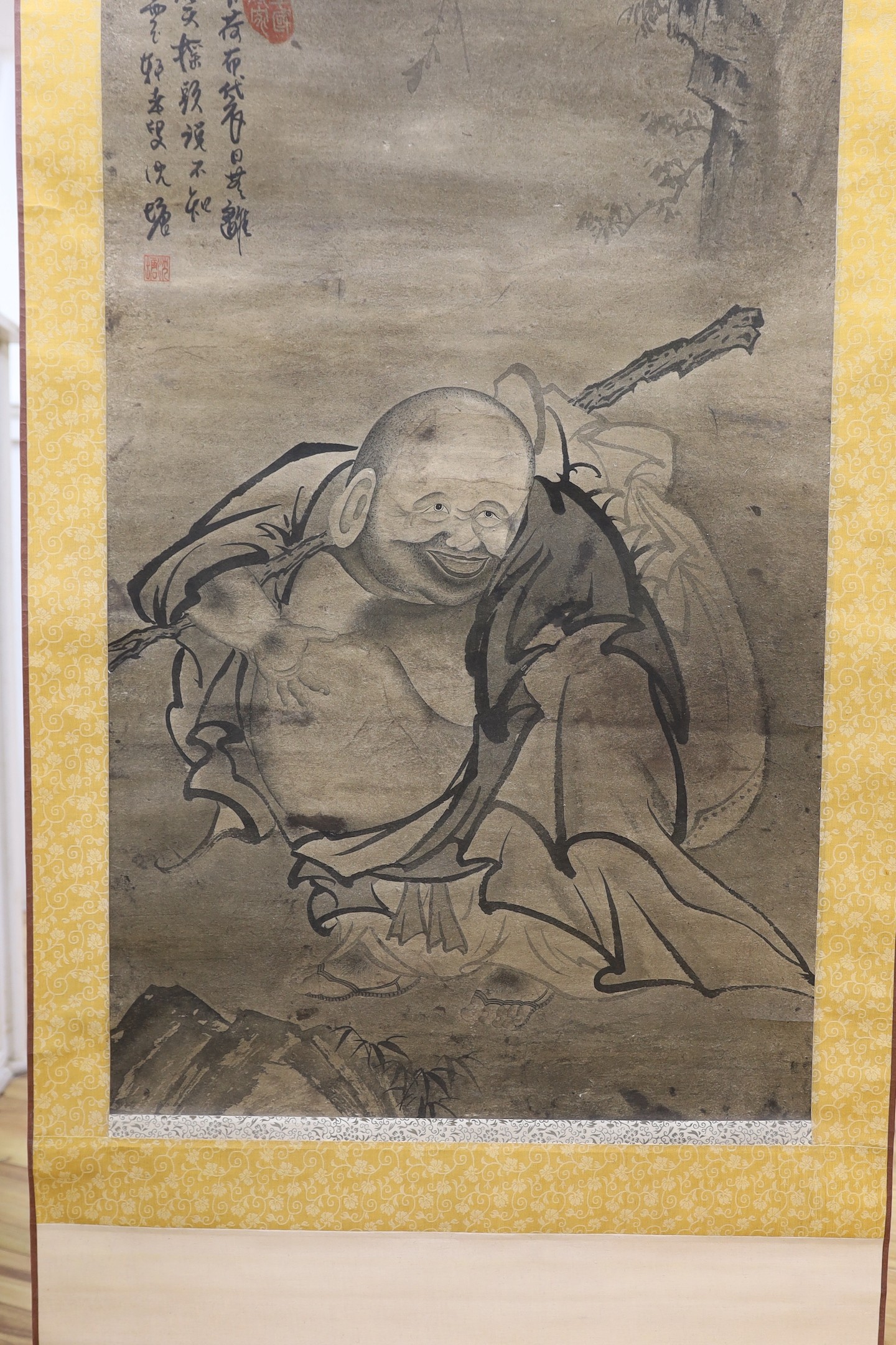 Two Chinese scroll pictures